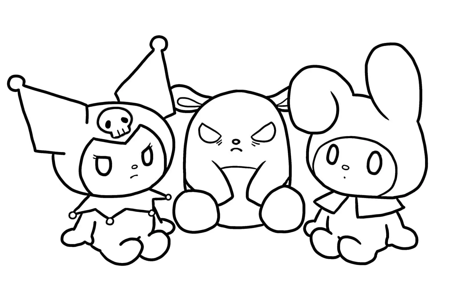 My Melody Coloring Pages 13