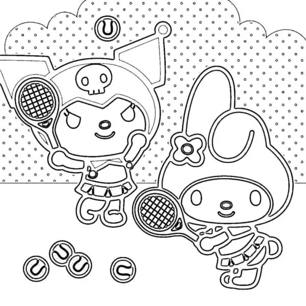 My Melody Coloring Pages 17