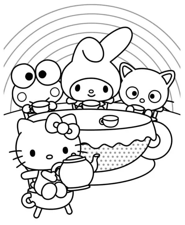 My Melody Coloring Pages 2
