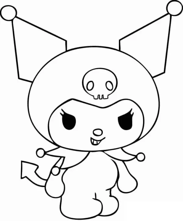 My Melody Coloring Pages 4