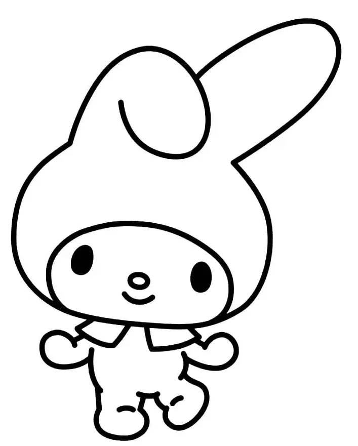 My Melody Coloring Pages 40