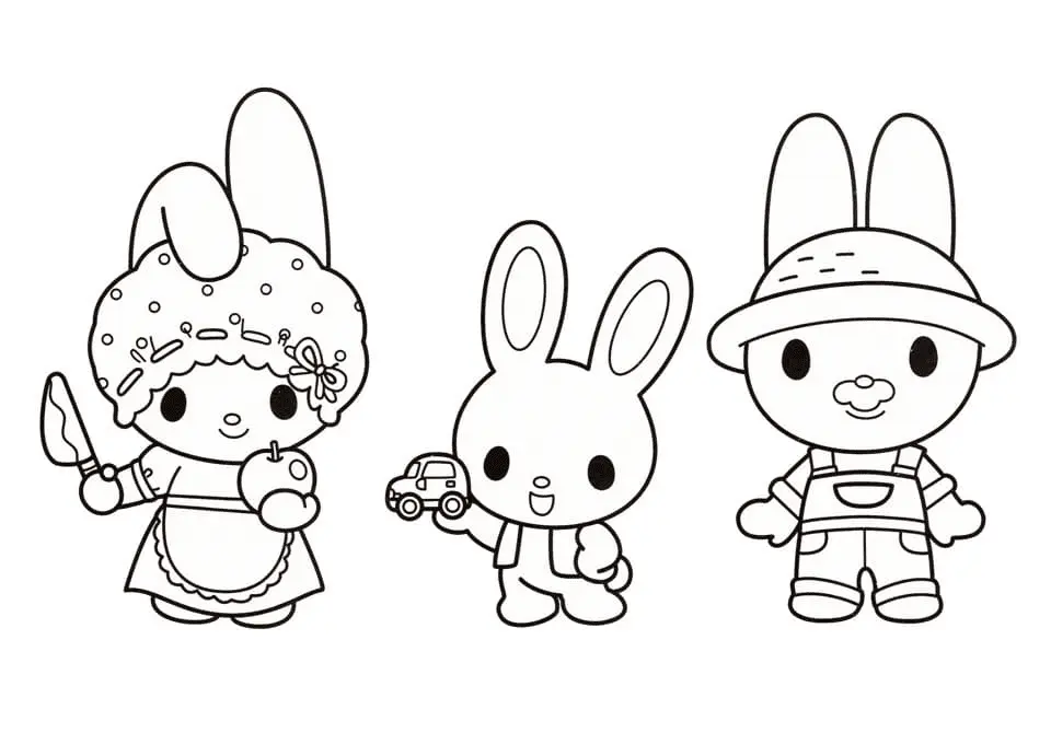 My Melody Coloring Pages 41