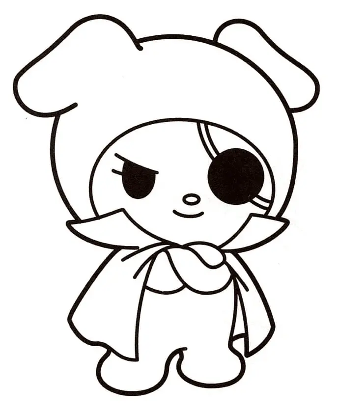 My Melody Coloring Pages 53