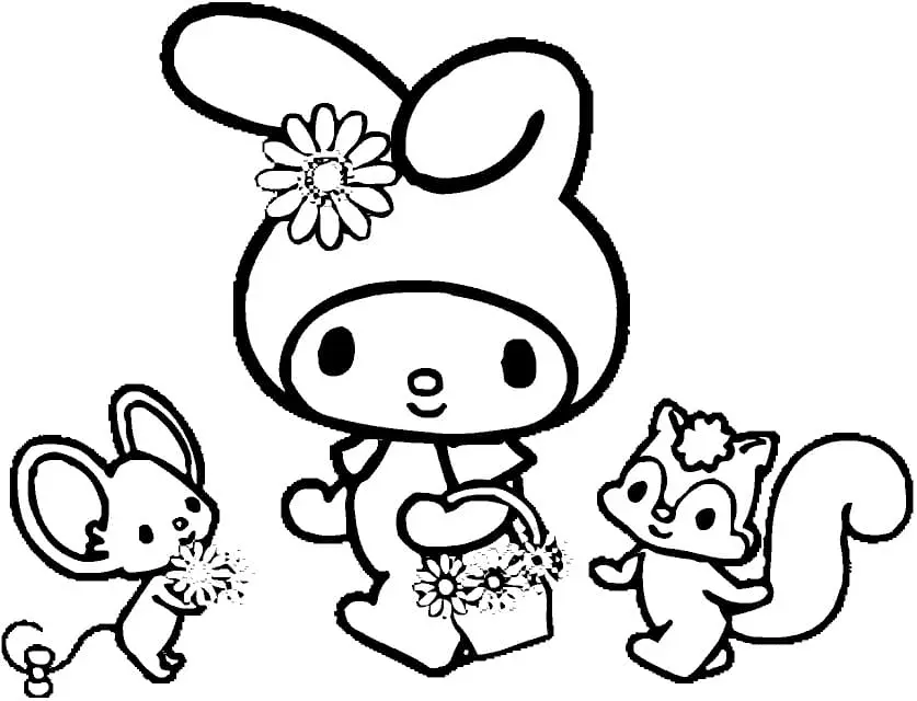 My Melody Ausmalbilder 57