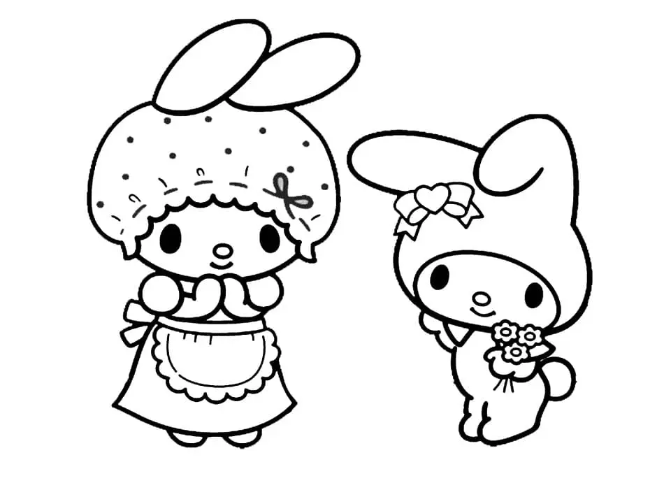 My Melody Ausmalbilder 60