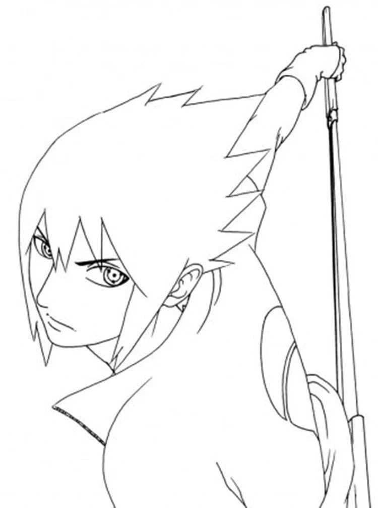 Desenhos de Naruto And Sasuke Para Colorir 19