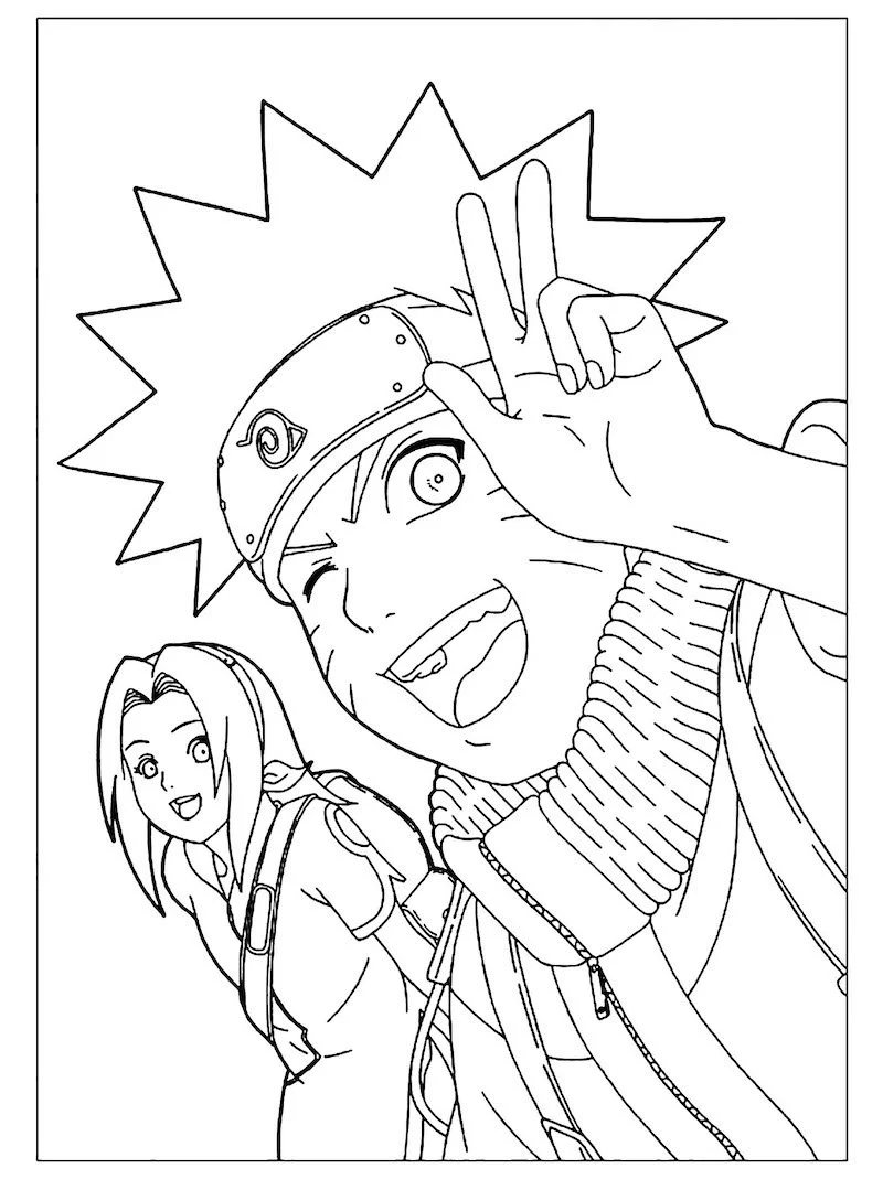 Naruto Coloring Pages 21