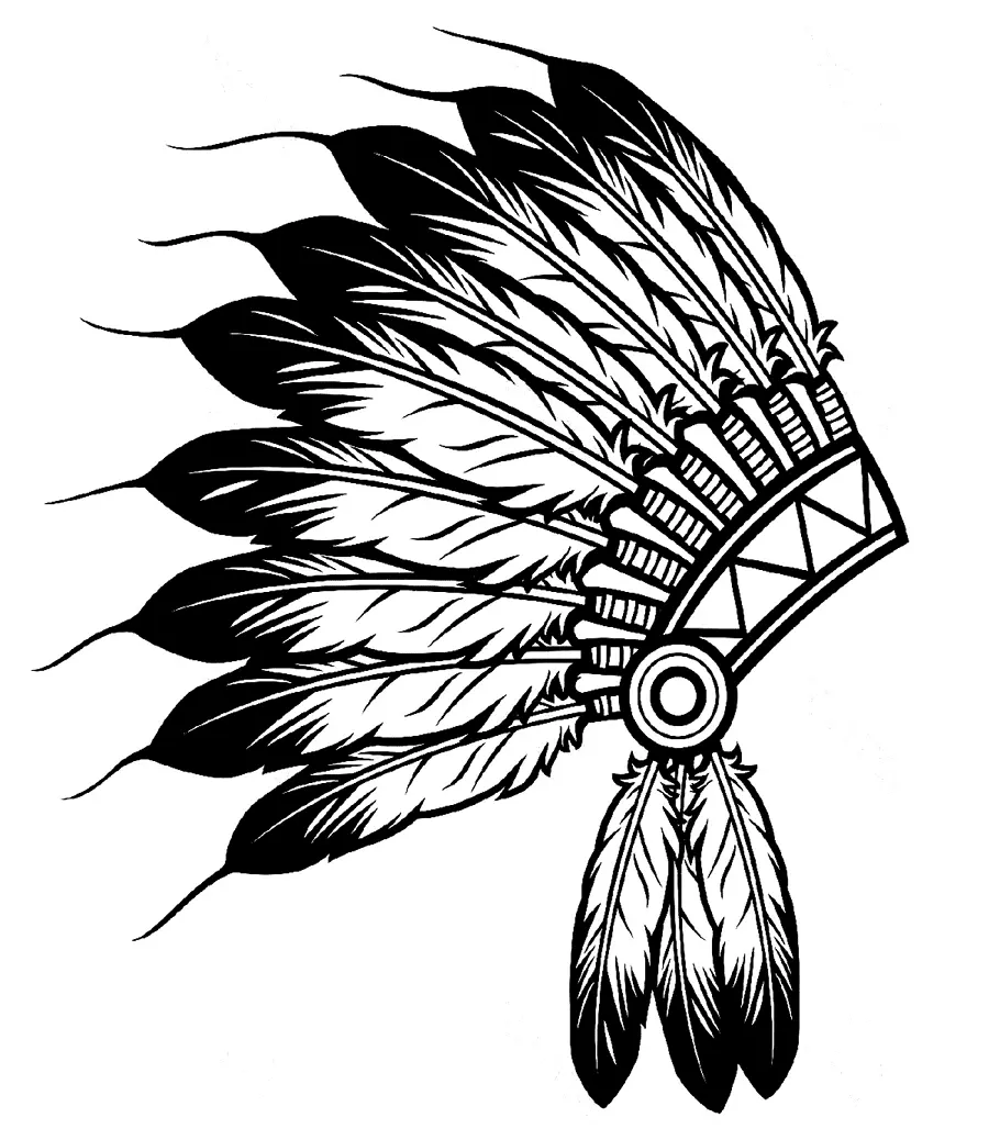 Desenhos de Nativos Americanos Para Colorir 14