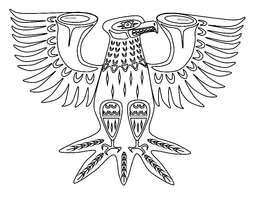 Desenhos de Nativos Americanos Para Colorir 17