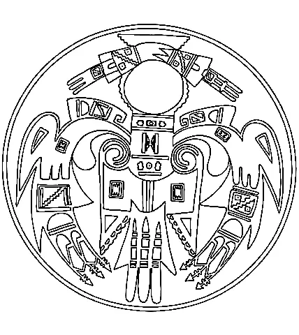 Desenhos de Nativos Americanos Para Colorir 28