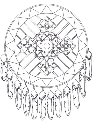 Desenhos de Nativos Americanos Para Colorir 29