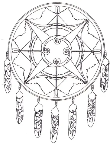 Desenhos de Nativos Americanos Para Colorir 31