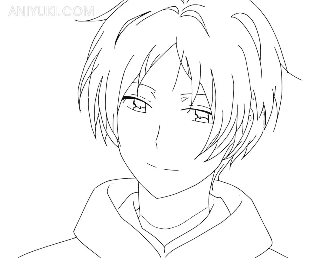 Natsume Yuujinchou Para Colorear 13