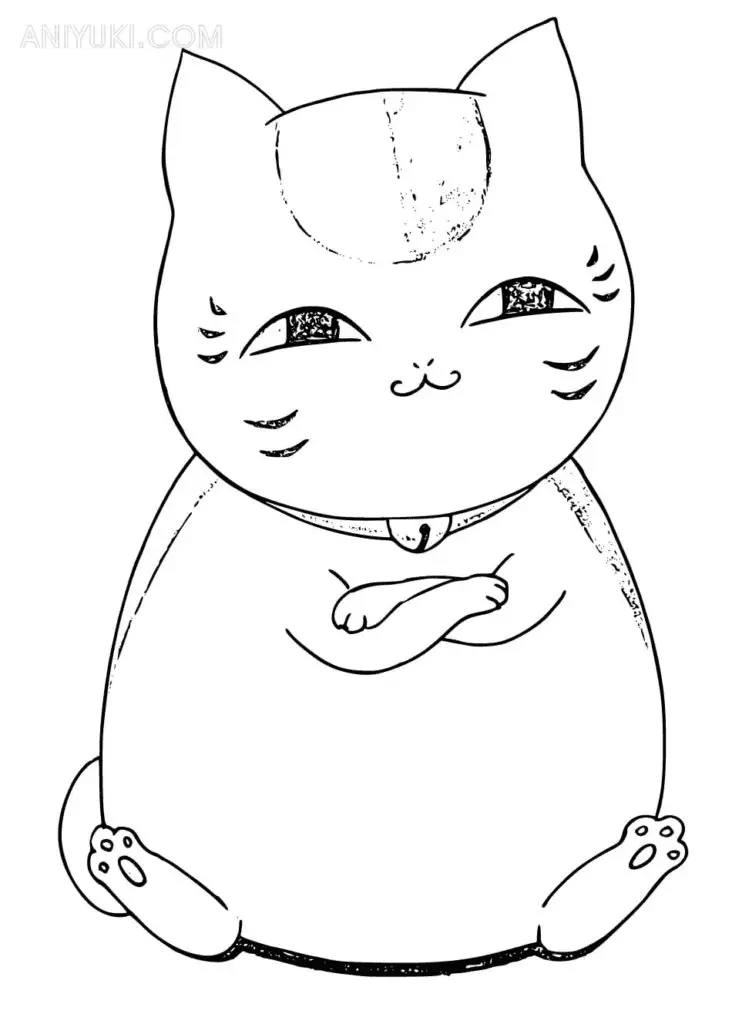 Natsume Yuujinchou Para Colorear 23