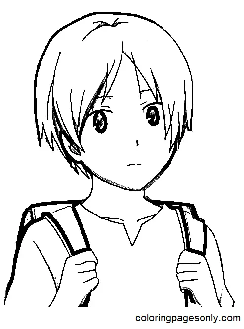 Natsume Yuujinchou Para Colorear 34