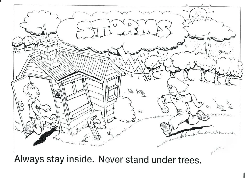 Desenhos de Fenomenos Naturais Para Colorir 67
