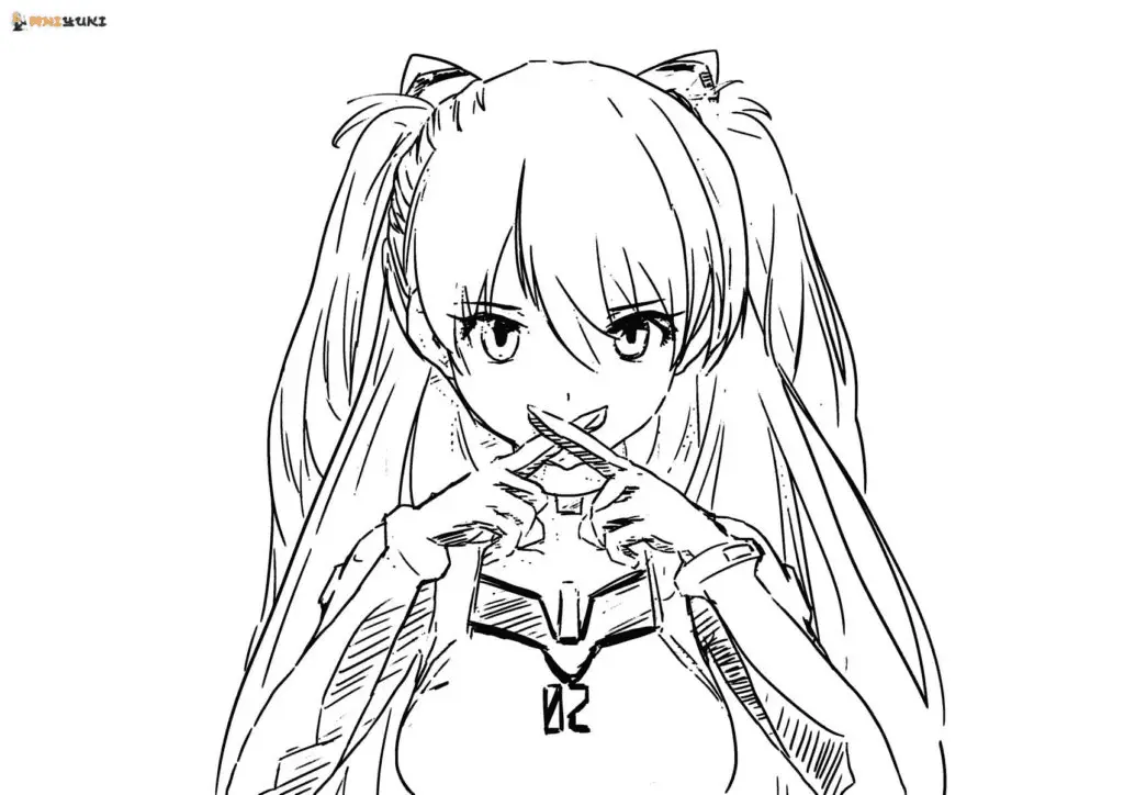 Neon Genesis Evangelion Coloring Pages 53