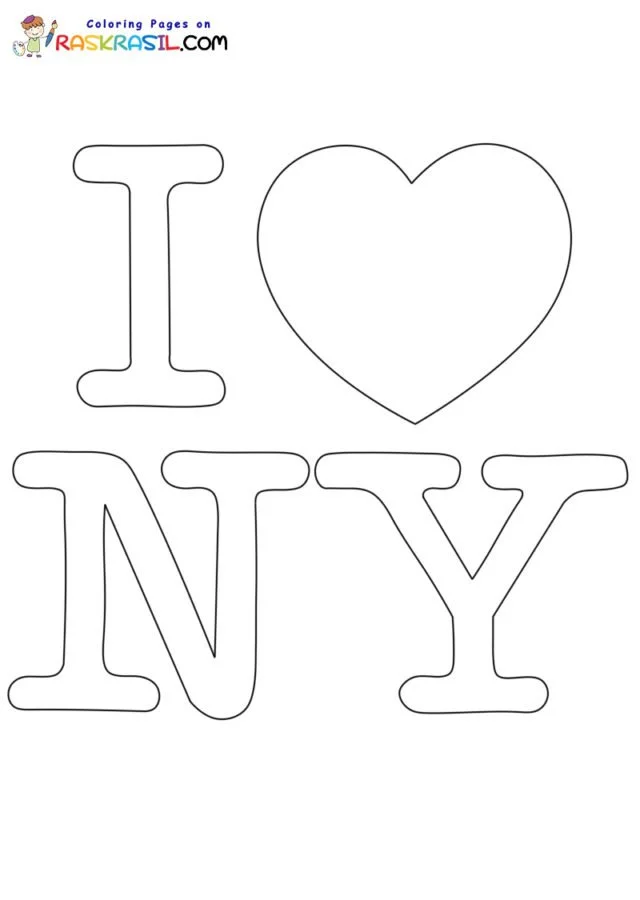 New York Coloring Pages 5