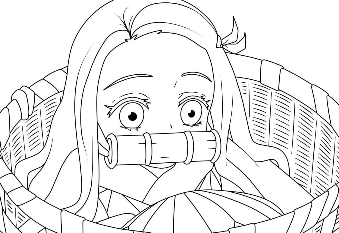 Nezuko Ausmalbilder 35