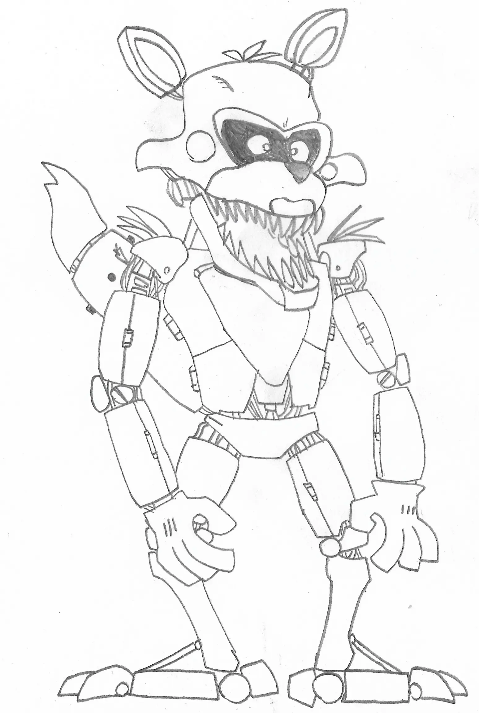 Albtraum Foxy Ausmalbilder