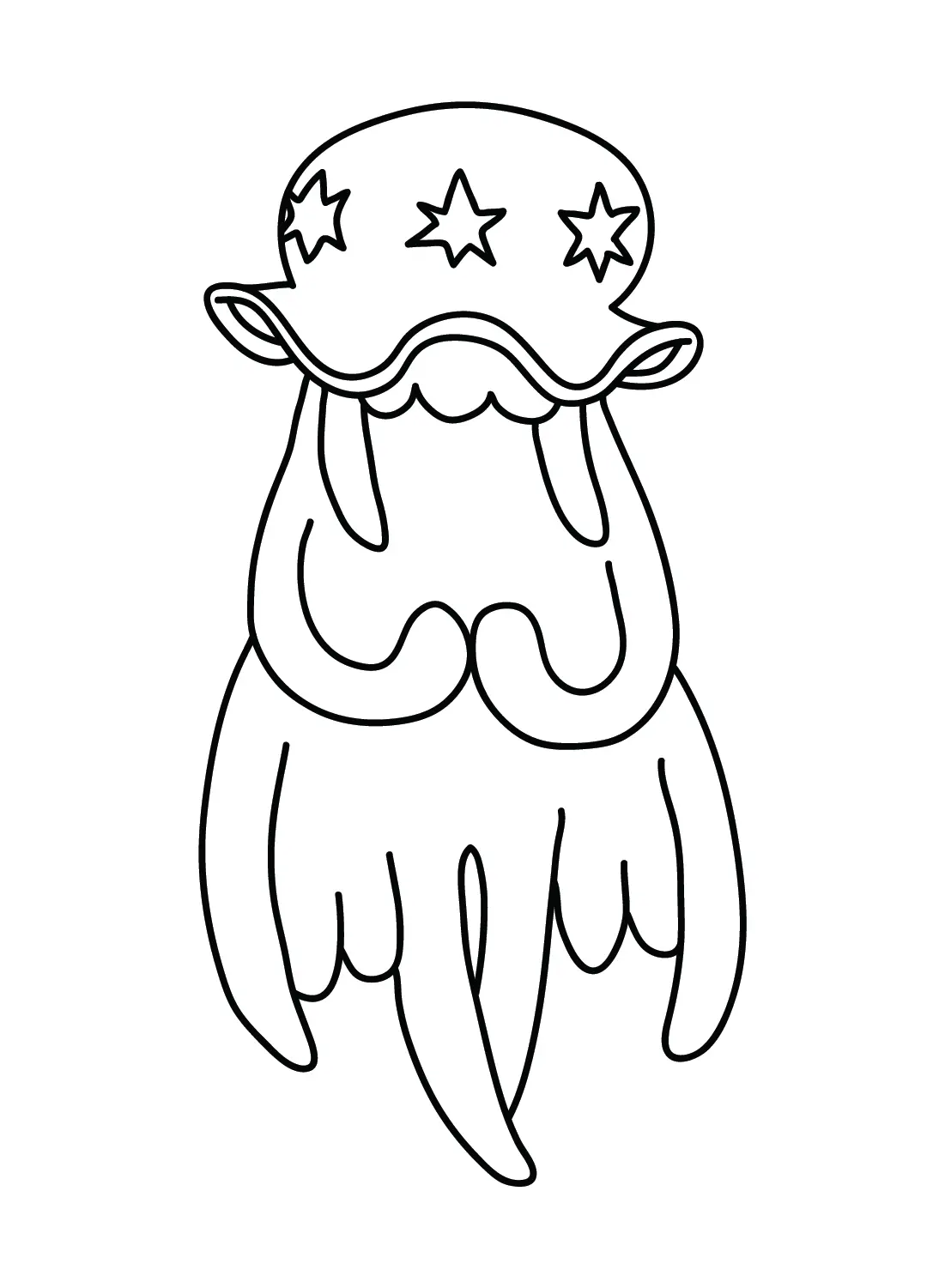 Nihilego Coloring Pages 3