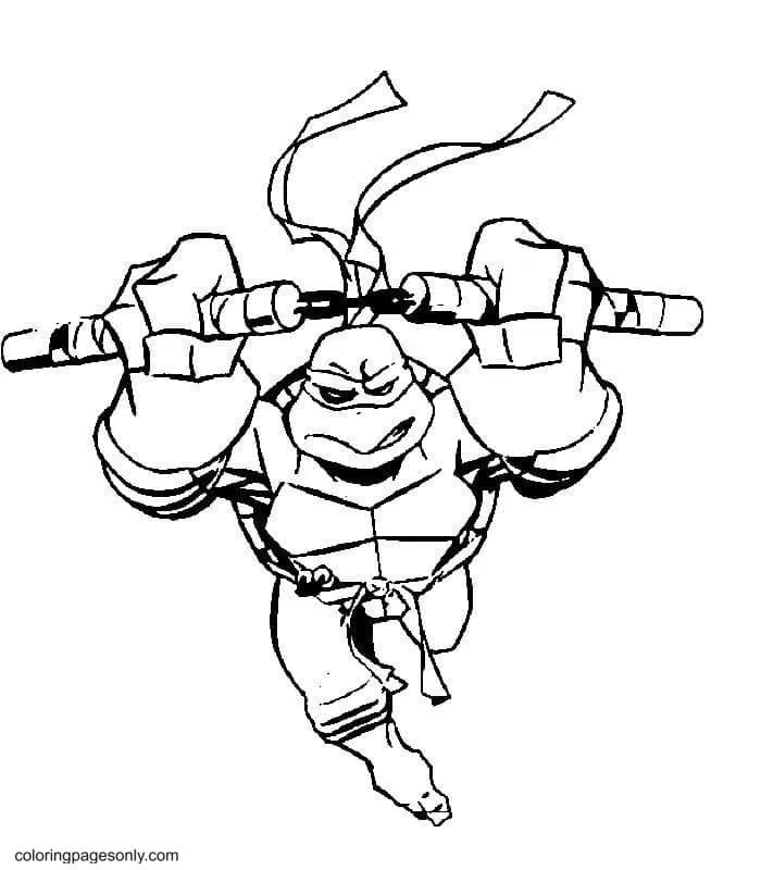 Desenhos de Tartarugas ninjas Para Colorir 10