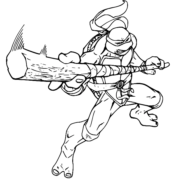 Desenhos de Tartarugas ninjas Para Colorir 100
