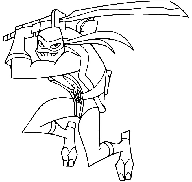 Desenhos de Tartarugas ninjas Para Colorir 42