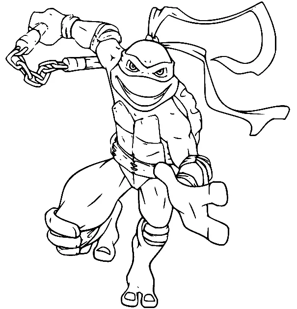 Desenhos de Tartarugas ninjas Para Colorir 92