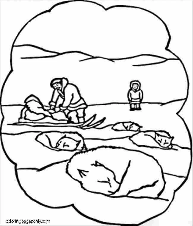Nord- und Südpol Ausmalbilder  45