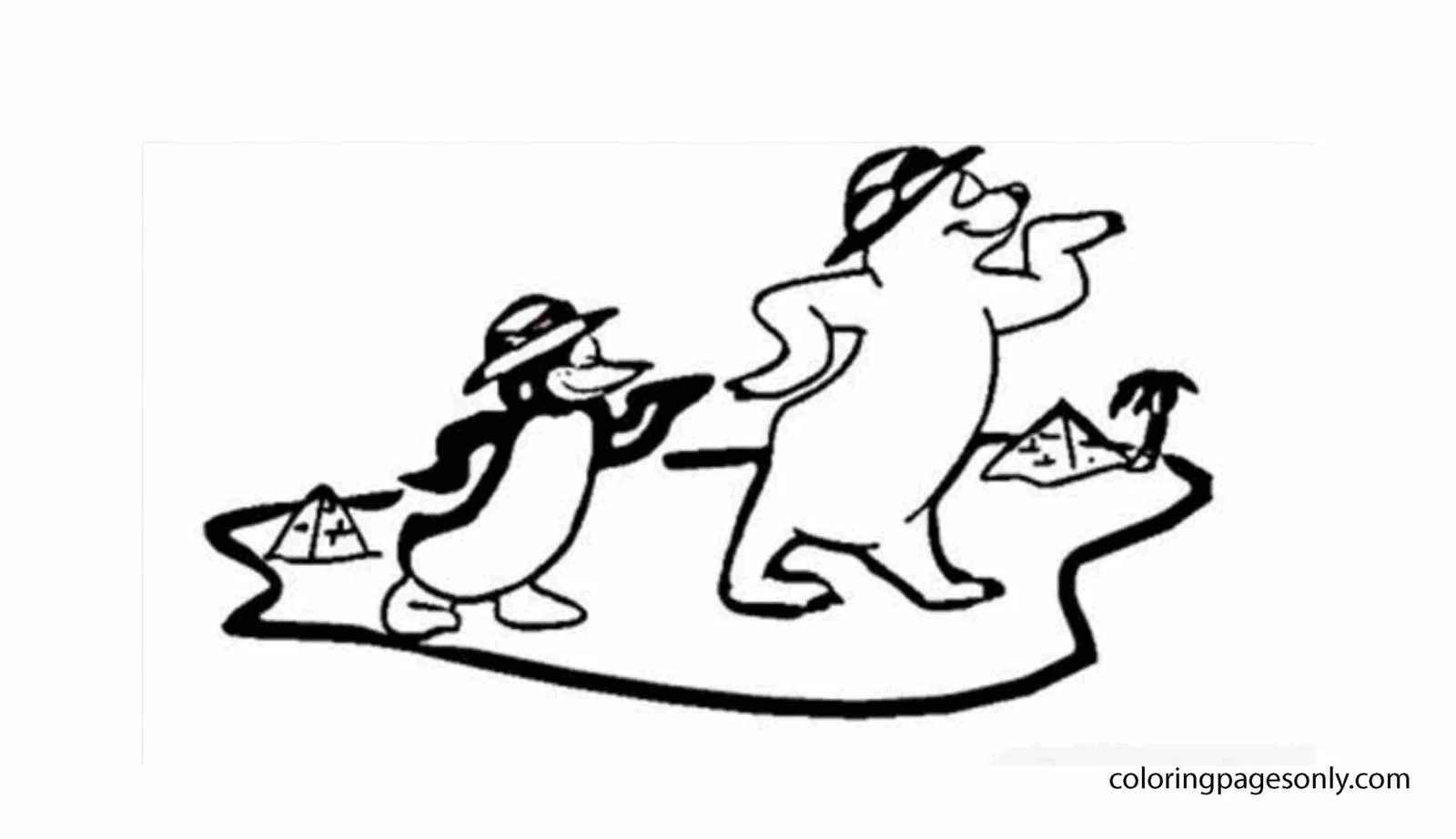 North and South poles Coloring Pages 50