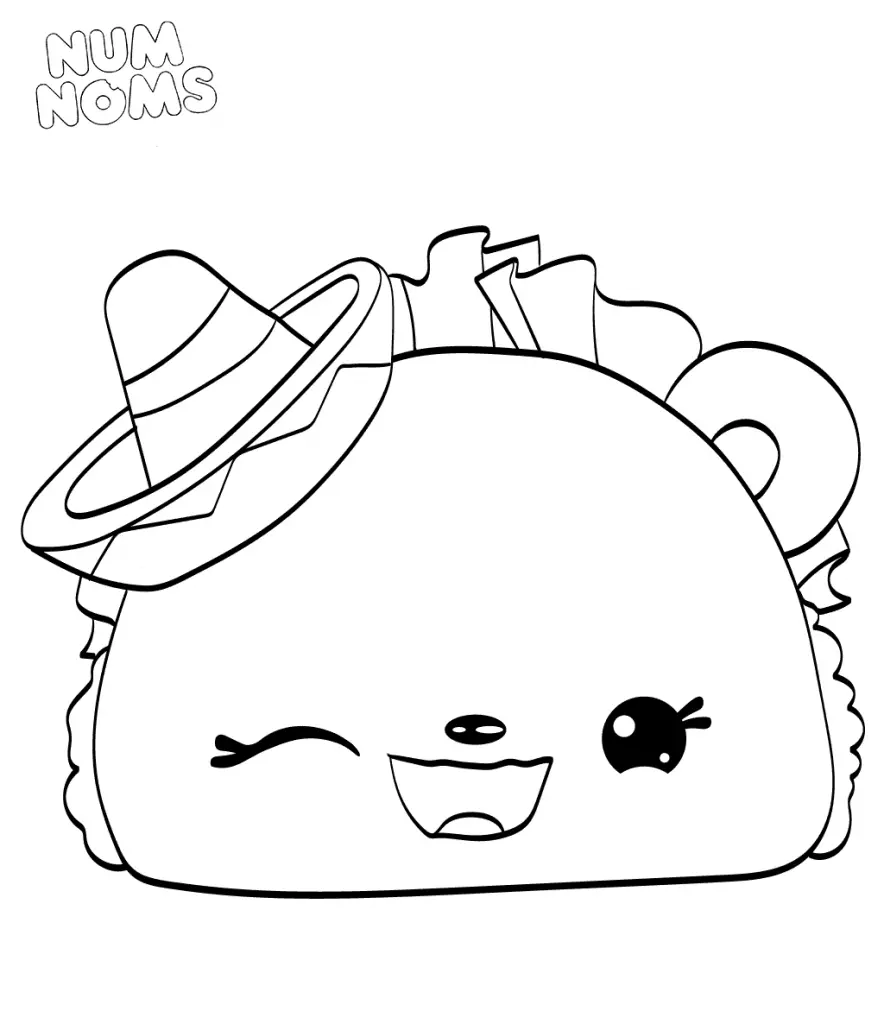 Desenhos de Num Noms Para Colorir 31