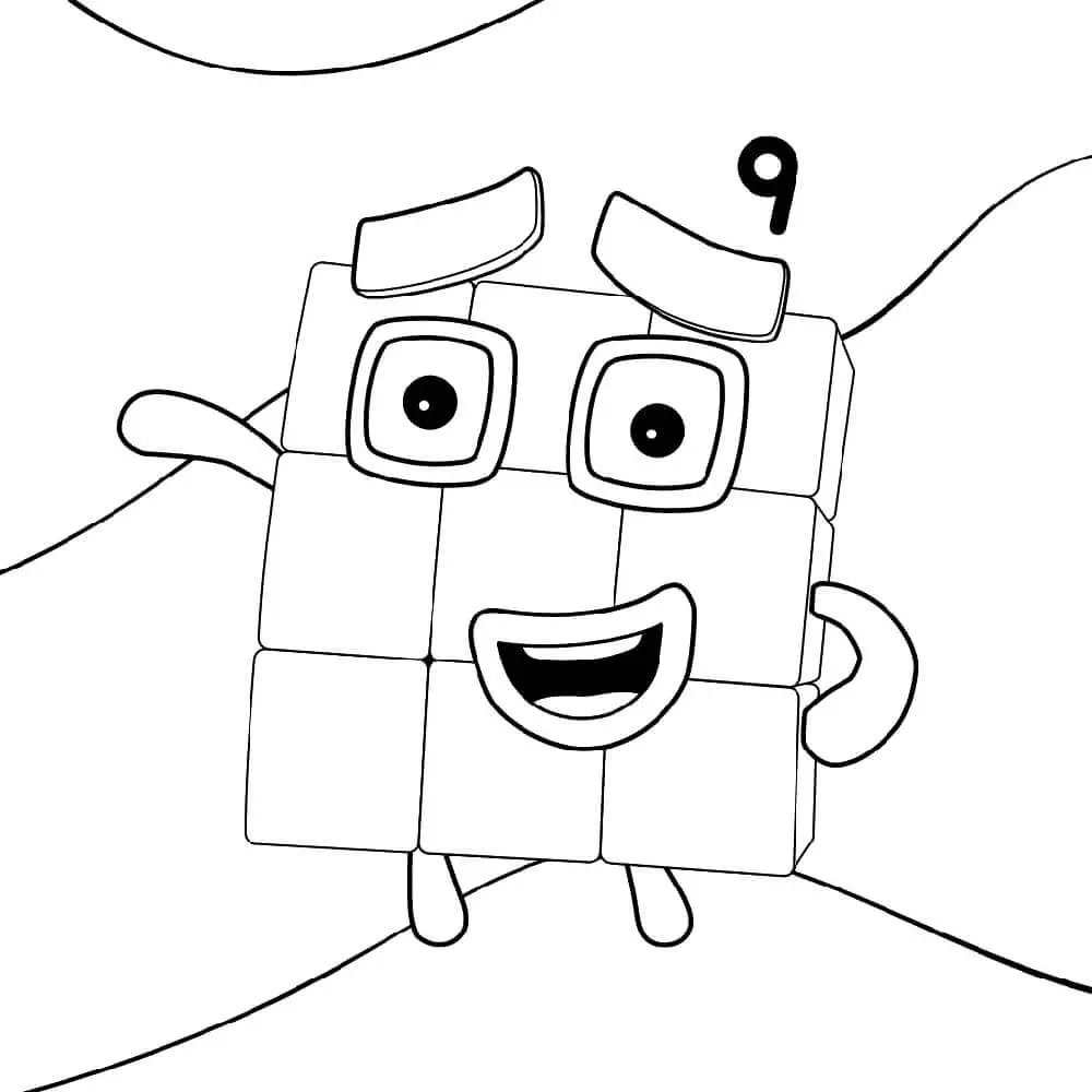 Numberblocks Ausmalbilder
