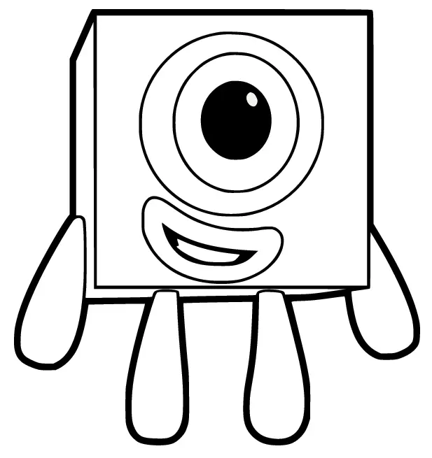 Numberblocks Coloring Pages 8