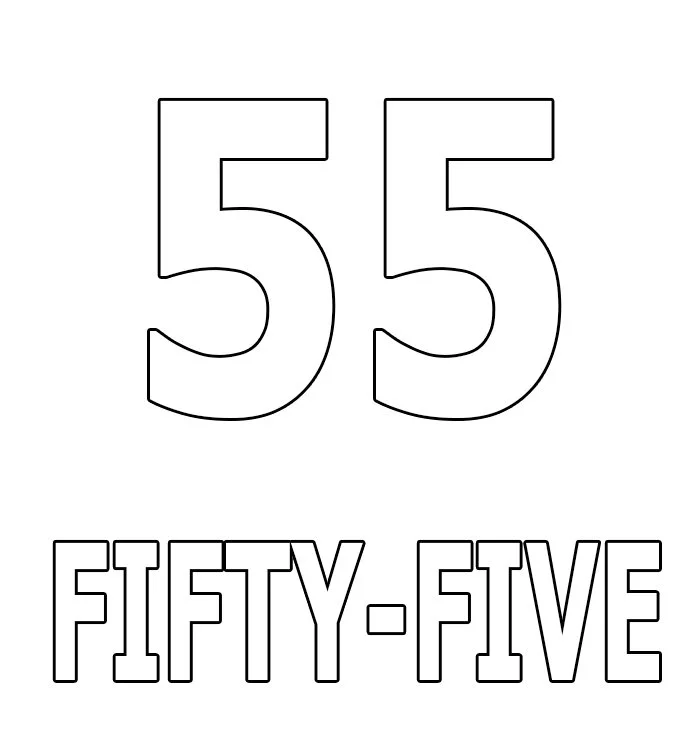 Numbers Coloring Pages 18