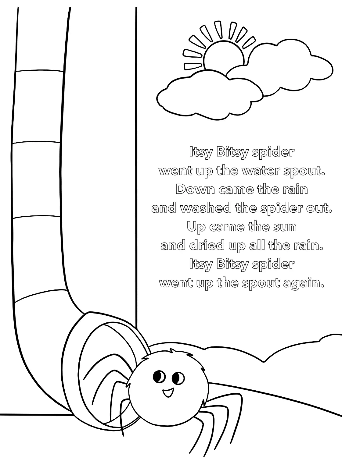 Nursery Rhymes Coloring Pages 1