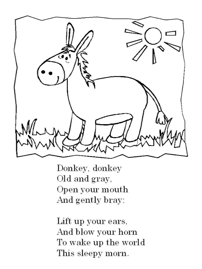 Nursery Rhymes Coloring Pages 17