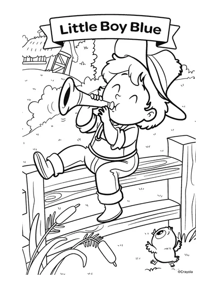 Nursery Rhymes Coloring Pages 20