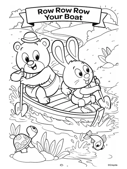 Nursery Rhymes Coloring Pages 21