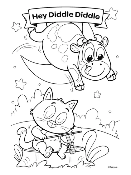 Nursery Rhymes Coloring Pages 22