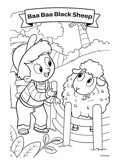 Nursery Rhymes Coloring Pages 25