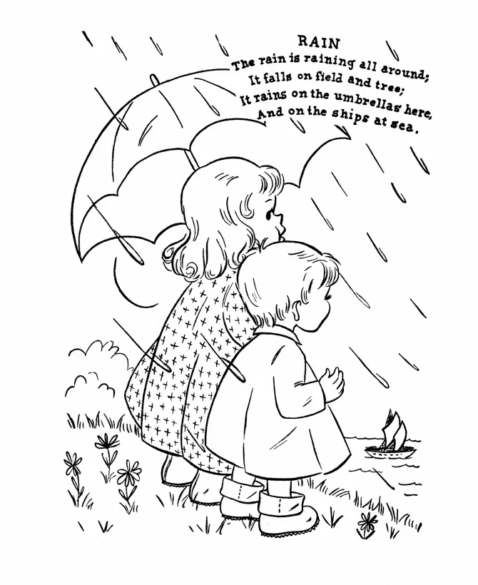 Nursery Rhymes Coloring Pages 28