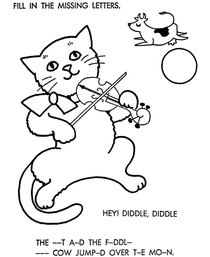 Nursery Rhymes Coloring Pages 31