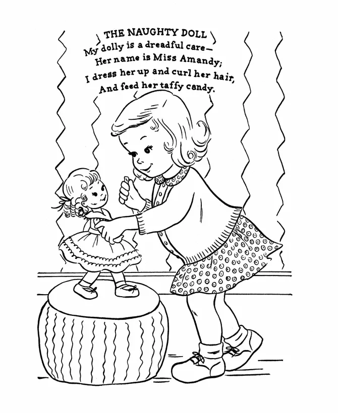 Nursery Rhymes Coloring Pages 33