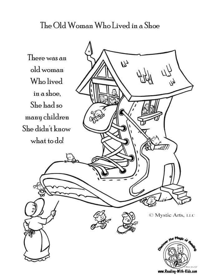 Nursery Rhymes Coloring Pages 34