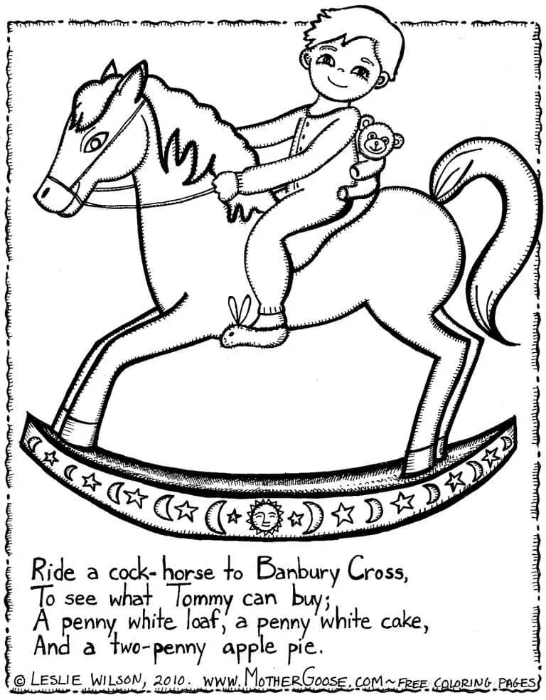 Nursery Rhymes Coloring Pages 36