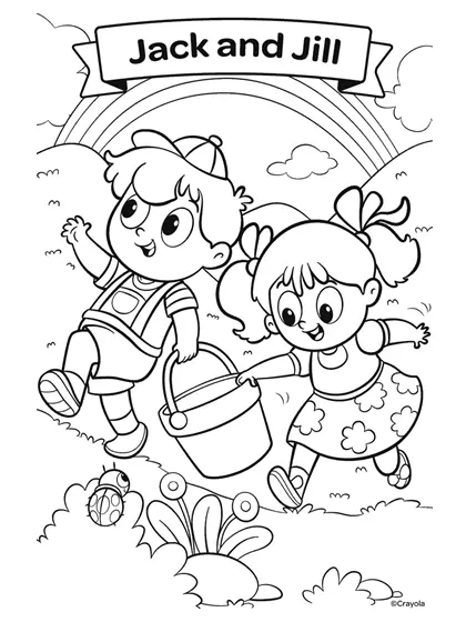 Nursery Rhymes Coloring Pages 5