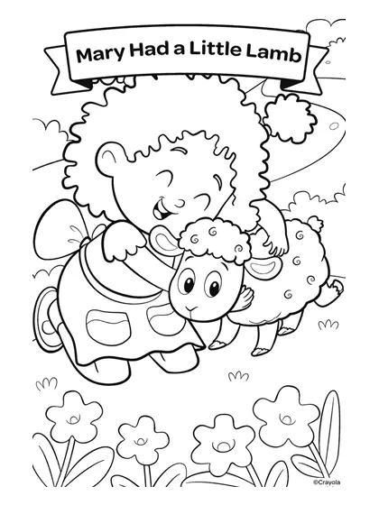 Nursery Rhymes Coloring Pages 8