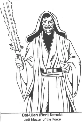 Obi Wan Kenobi Ausmalbilder