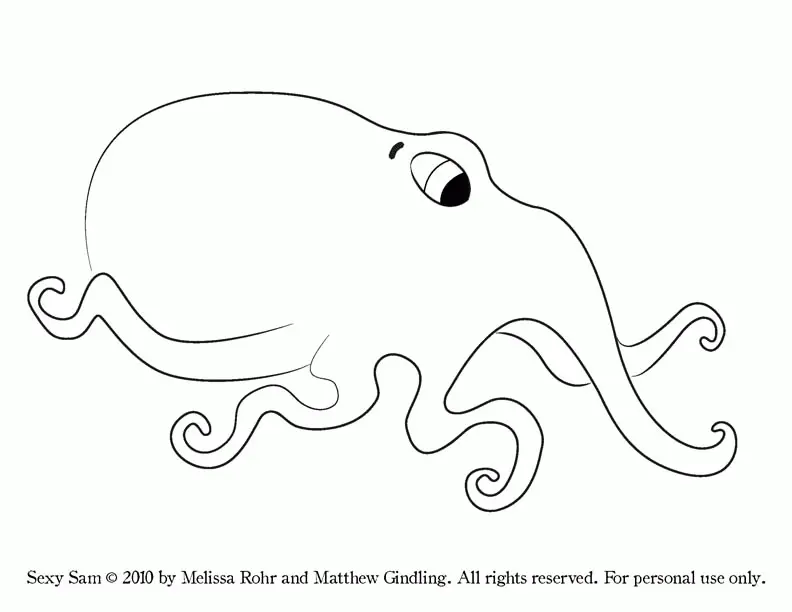Oktopus Ausmalbilder 54